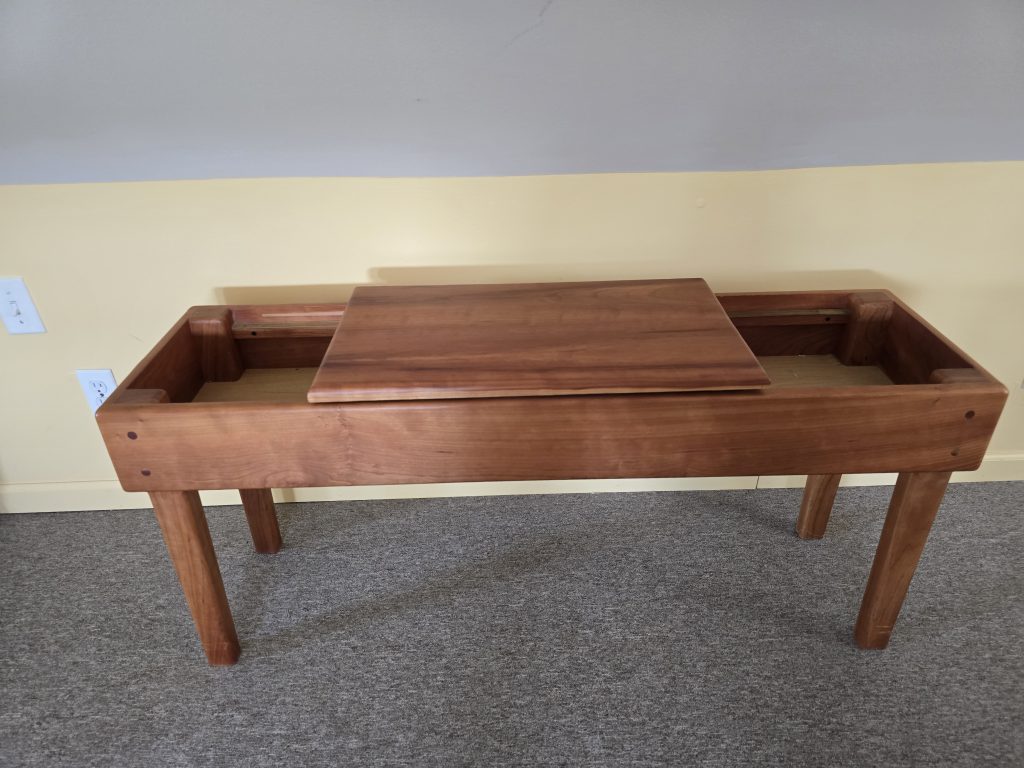 Fireside Cherry Sliding Bench
