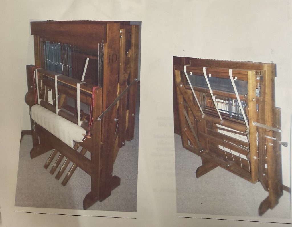 Harrisville Model A 22" 4 Harness, 4 Treadle Folding Floor Loom