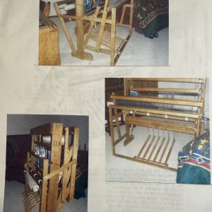 Harrisville  Model T/6 36" 4 Harness, 6 Treadle Folding Floor Loom (equivalent model is the Model T4)